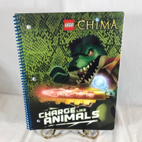 Lego Chima Wide Ruled Notebooks Spiral Pencil Set - Picture 4 of 7